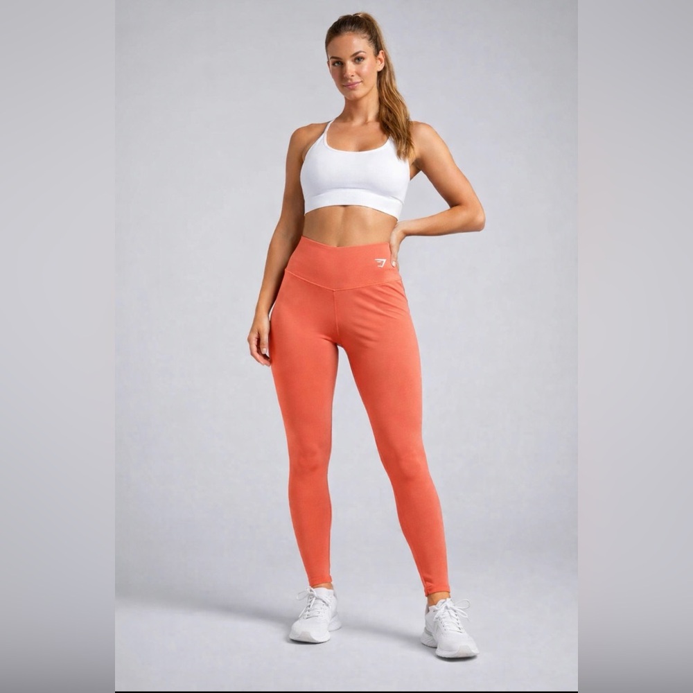 Gym Shark soft light orange leggings
